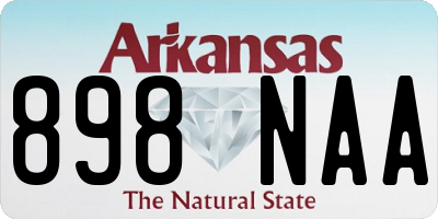 AR license plate 898NAA