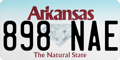 AR license plate 898NAE
