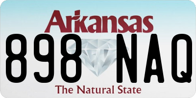 AR license plate 898NAQ