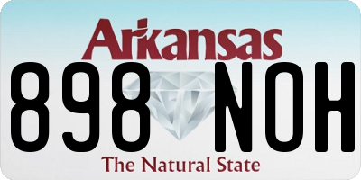AR license plate 898NOH