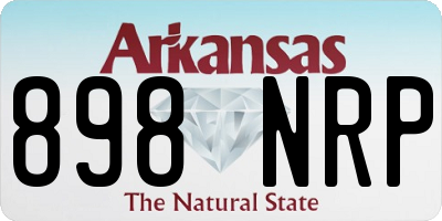 AR license plate 898NRP
