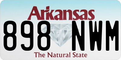 AR license plate 898NWM