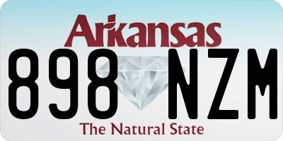 AR license plate 898NZM