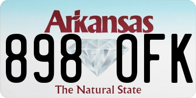 AR license plate 898OFK