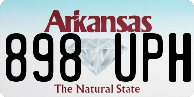 AR license plate 898UPH