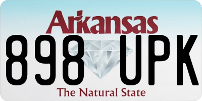 AR license plate 898UPK