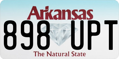 AR license plate 898UPT