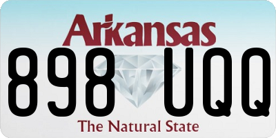 AR license plate 898UQQ