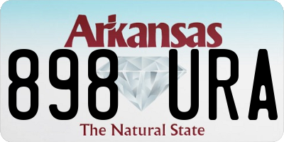 AR license plate 898URA