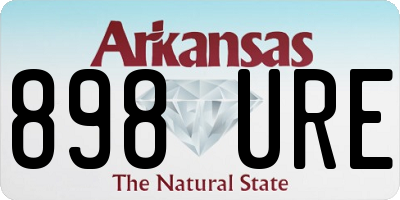 AR license plate 898URE