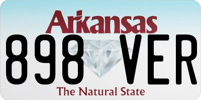 AR license plate 898VER
