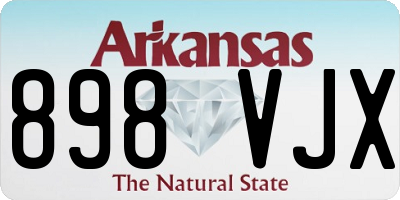 AR license plate 898VJX