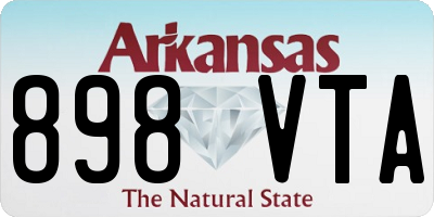 AR license plate 898VTA