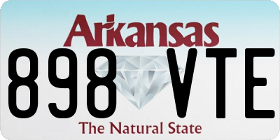 AR license plate 898VTE