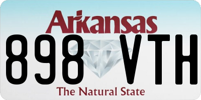 AR license plate 898VTH