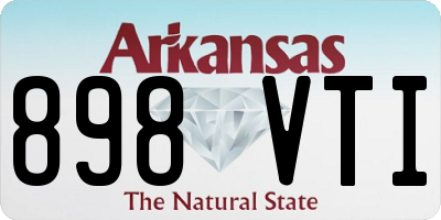 AR license plate 898VTI