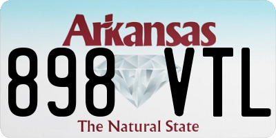 AR license plate 898VTL