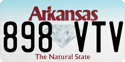 AR license plate 898VTV
