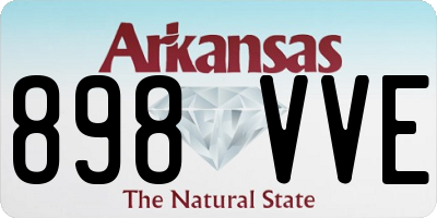 AR license plate 898VVE