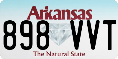 AR license plate 898VVT
