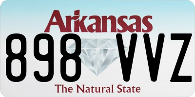 AR license plate 898VVZ