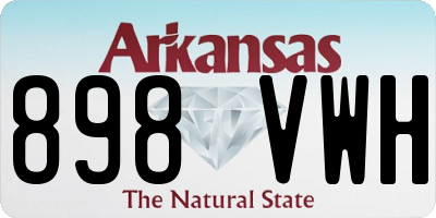 AR license plate 898VWH