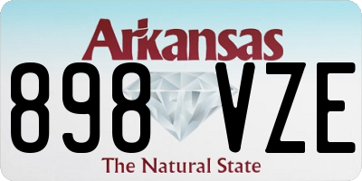 AR license plate 898VZE