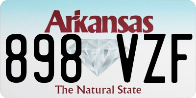 AR license plate 898VZF