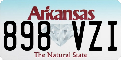 AR license plate 898VZI