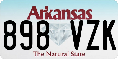 AR license plate 898VZK