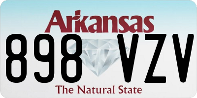 AR license plate 898VZV