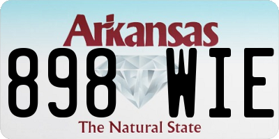 AR license plate 898WIE
