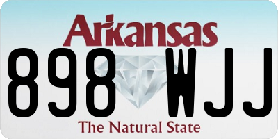 AR license plate 898WJJ