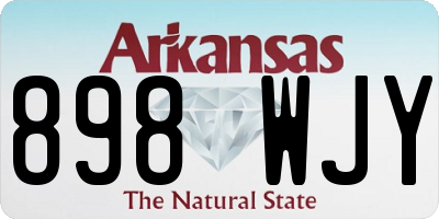 AR license plate 898WJY