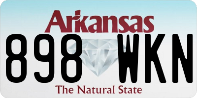 AR license plate 898WKN