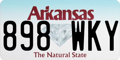 AR license plate 898WKY