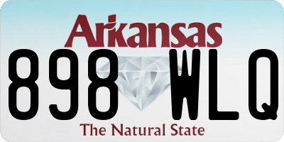 AR license plate 898WLQ