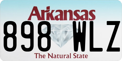 AR license plate 898WLZ