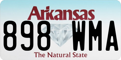 AR license plate 898WMA