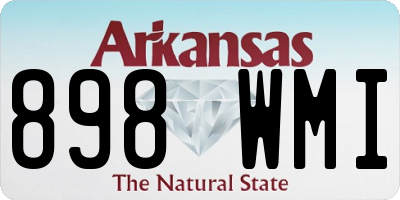 AR license plate 898WMI