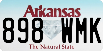 AR license plate 898WMK