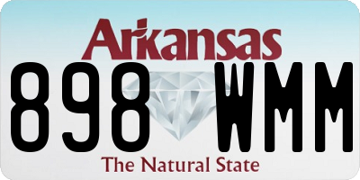 AR license plate 898WMM