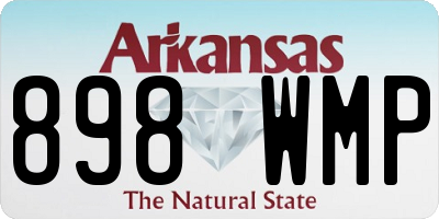 AR license plate 898WMP