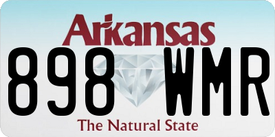 AR license plate 898WMR