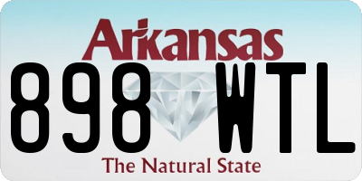 AR license plate 898WTL