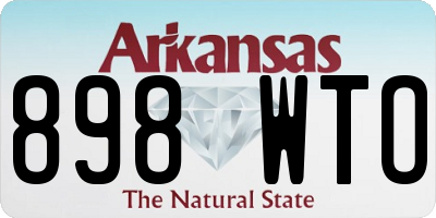 AR license plate 898WTO