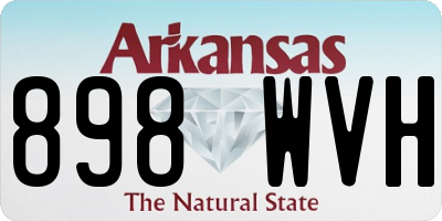AR license plate 898WVH
