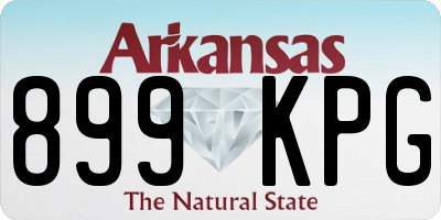 AR license plate 899KPG