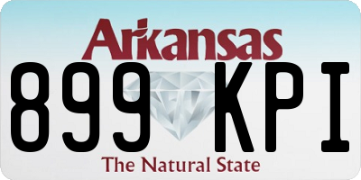 AR license plate 899KPI