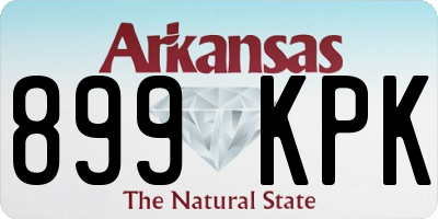 AR license plate 899KPK